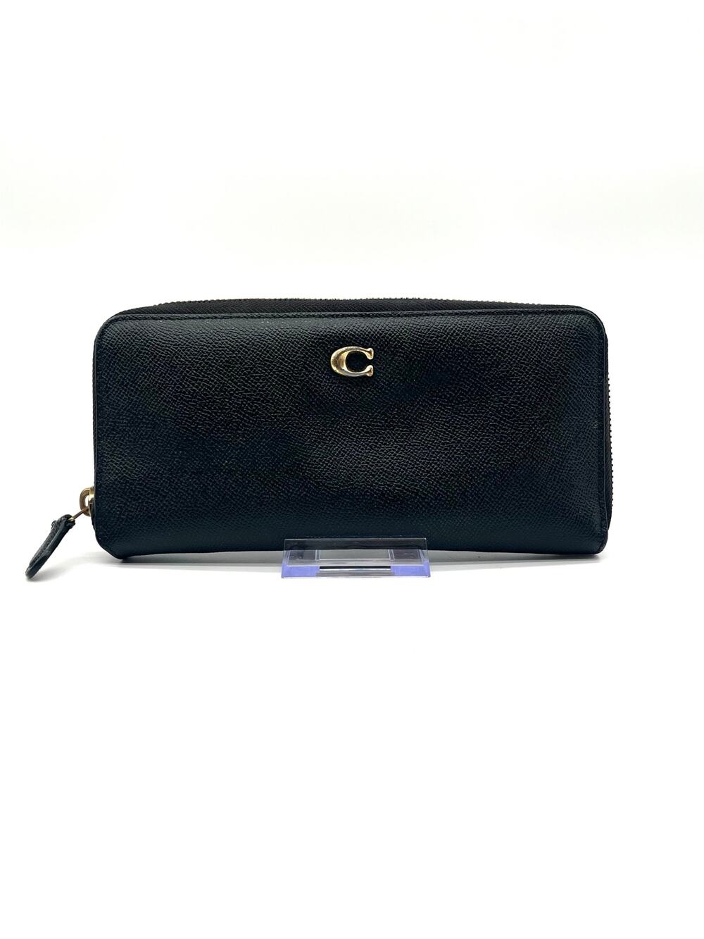 COACH Essential Continental Wallet, RETAILS $225, Black Leather